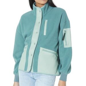 Madewell Drapey Sherpa Buick SnapFront Jacket - Women's L